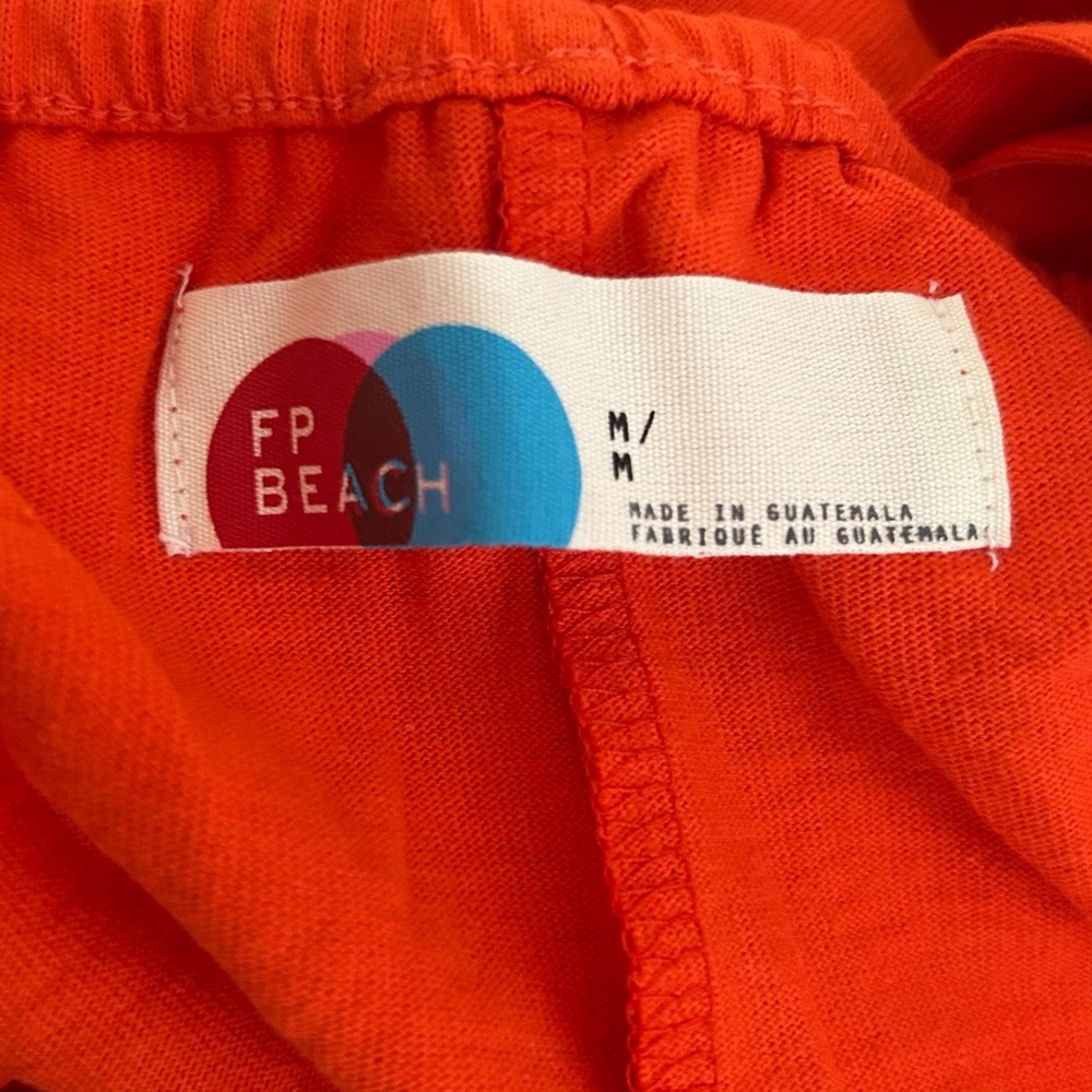 🍒NWOT Free People Beach Nichola Dress. Orange. Size: Medium. - Picture 9 of 11